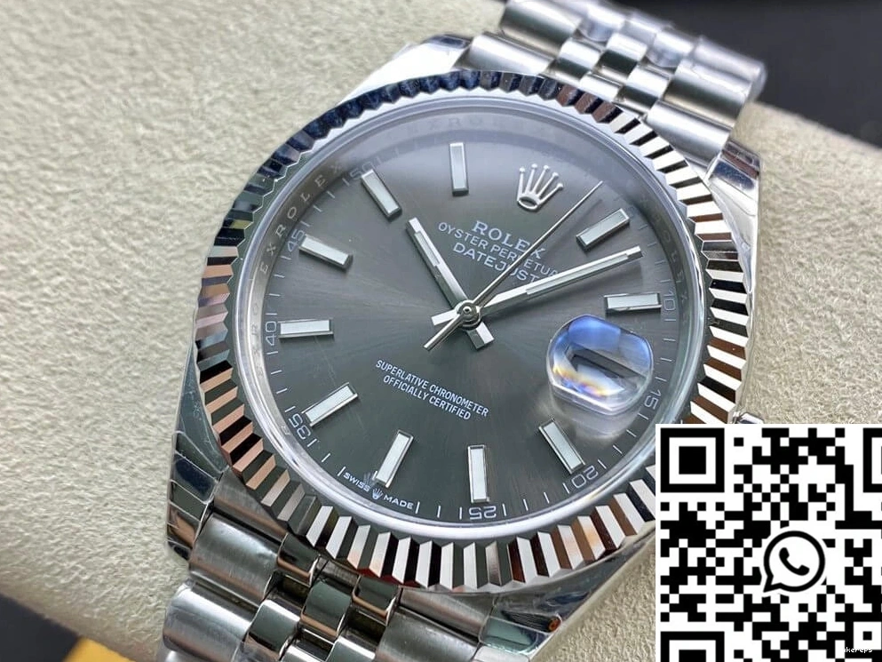 EW Datejust Factory M126334-0014 Grey Dial Rolex 0110